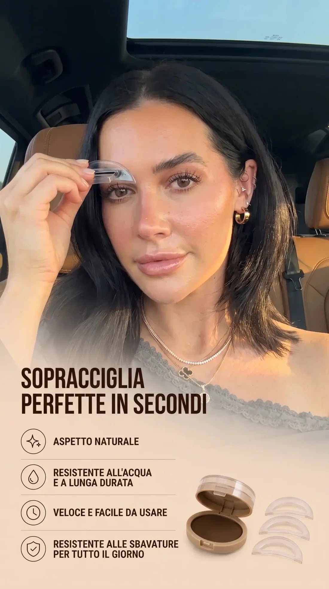 NUDE BEAUTY Timbro Sopracciglia